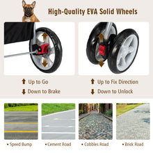 Load image into Gallery viewer, Gymax Foldable Pet Stroller 4-Wheel Cat Dog Travel Carrier w/ Storage Basket