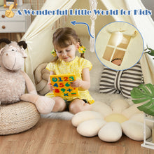 Load image into Gallery viewer, Gymax Portable Kids Play Tent Indian Canvas Teepee Playhouse Toy Gift w/ Window