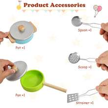 Load image into Gallery viewer, Gymax Wooden Pretend Play Kitchen Set for Kids Toddlers w/ Accessories & Sink