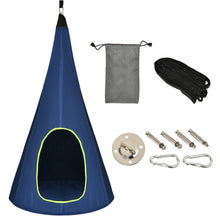 Load image into Gallery viewer, Gymax 40'' Kids Nest Hammock Swing Chair Hanging Tree Tent w/ 2 Windows