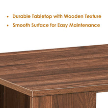 Load image into Gallery viewer, Gymax 2-Tier Coffee Table Sofa Side Table w/ 2 Shelves for Living Room Walnut