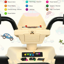 Load image into Gallery viewer, Gymax 12V Electric Kids Ride On Car ATV 4-Wheeler Quad w/ Music LED Light Yellow