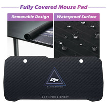 Load image into Gallery viewer, Gymax 63 inch Height Adjustable Gaming Desk w/Mouse Pad & USB Gaming Handle Rack