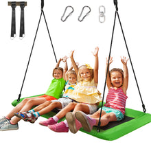 Load image into Gallery viewer, Gymax 60'' Kids Giant Tree Rectangle Swing 700 lbs w/ Adjustable Hanging Ropes