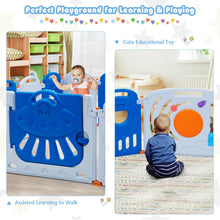 Load image into Gallery viewer, Gymax 16-Panel Baby Playpen Toddler Kids Safety Play Center w/Lockable Gate