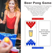 Load image into Gallery viewer, Gymax 8 Foot Beer Pong Table Portable Party Drinking Game Table Tailgate Table