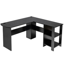 Load image into Gallery viewer, Gymax Modern L-Shaped Computer Desk Writing Study Office Corner Desk w/Shelves