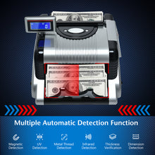 Load image into Gallery viewer, Gymax Money Counter Portable Bill Counting Machine with MT/UV/MG/IR Detection