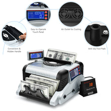 Load image into Gallery viewer, Gymax Money Counter Portable Bill Counting Machine with MT/UV/MG/IR Detection