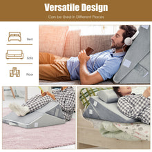 Load image into Gallery viewer, Gymax Adjustable Bed Wedge Pillow Incline Head Support Rest Memory Foam