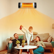 Load image into Gallery viewer, Gymax 1500W Wall-Mounted Infrared Patio Heater Outdoor Indoor w/ Remote Control