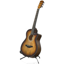 Load image into Gallery viewer, Gymax 40-inch Full Size Acoustic Guitar Kit 6 String Cutaway Folk Guitar Bundle