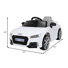 Load image into Gallery viewer, Gymax 12V Audi TT RS Electric Kids Ride On Car Licensed Remote Control MP3