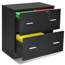 Load image into Gallery viewer, Gymax 2-Drawer Lateral File Cabinet for Letter, Legal Size w/Lock Office Home