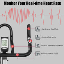 Load image into Gallery viewer, Gymax Belt Drive Stationary Bike Indoor Magnetic Exercise Bike Cardio Fitness