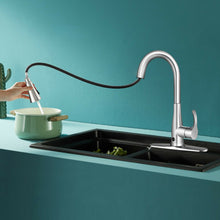 Load image into Gallery viewer, Gymax Touchless Kitchen Faucet 360?? Swivel Single Handle Sensor 3 Mode Sprayer