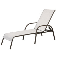 Load image into Gallery viewer, Gymax Adjustable Chaise Lounge Chair Recliner Patio Yard Outdoor w/ Armrest Grey