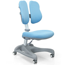 Load image into Gallery viewer, Gymax Kids Study Desk Chair Adjustable Height Depth w/Sit-Brake Casters