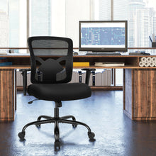 Load image into Gallery viewer, Gymax 400LBS Mesh Big & Tall Office Chair Swivel Task Chair w/ Lumbar Support