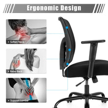 Load image into Gallery viewer, Gymax 400LBS Mesh Big & Tall Office Chair Swivel Task Chair w/ Lumbar Support