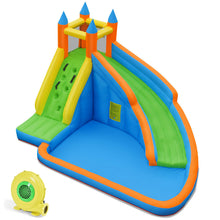 Load image into Gallery viewer, Gymax Inflatable Water Park Bounce House Climbing Wall Splash Pool w/480W Blower