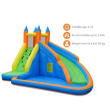 Load image into Gallery viewer, Gymax Inflatable Water Park Bounce House Climbing Wall Splash Pool w/480W Blower