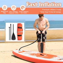 Load image into Gallery viewer, Gymax 10' Inflatable Stand-Up Paddle Board Non-Slip Deck Surfboard w/ Hand Pump