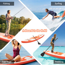 Load image into Gallery viewer, Gymax 10' Inflatable Stand-Up Paddle Board Non-Slip Deck Surfboard w/ Hand Pump