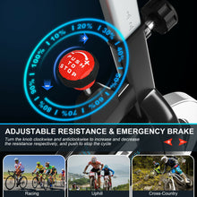 Load image into Gallery viewer, Gymax 30Lbs Magnetic Stationary Training Bike Stationary Belt Drive Bicycle