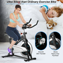 Load image into Gallery viewer, Gymax 30Lbs Magnetic Stationary Training Bike Stationary Belt Drive Bicycle