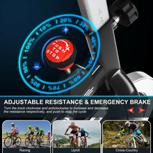 Load image into Gallery viewer, Gymax 30Lbs Stationary Training Bike Exercising Bicycle W/Monitor Gym