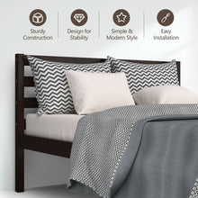 Load image into Gallery viewer, Gymax Full Wood Platform Bed Frame Headboard Slat Support Mattress Foundation