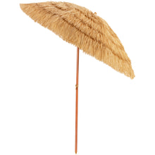 Load image into Gallery viewer, Gymax 6.5ft Thatch Tiki Beach Umbrella Outdoor Patio Umbrella w/ Adjustable Tilt
