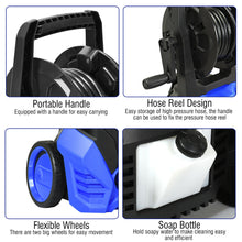 Load image into Gallery viewer, Gymax 3000PSI Electric High Pressure Washer 2000W 2GPM w/Patio Cleaner and 5 Nozzles