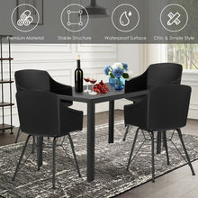 Load image into Gallery viewer, Gymax 5pcs Dining Set Glass Table Plastic Arm Chair Kitchen Furniture
