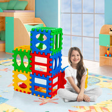 Load image into Gallery viewer, Gymax 32 Pieces Big Waffle Block Set Kids Educational Stacking Building Toy