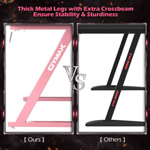 Load image into Gallery viewer, Gymax 47'' Gaming Desk Z-Shaped Computer Table w/ Cup Holder Headphone Hook Pink