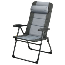 Load image into Gallery viewer, Gymax 4PCS Folding Patio Recliner Chair & Ottoman Set w/ Adjustable Backrest