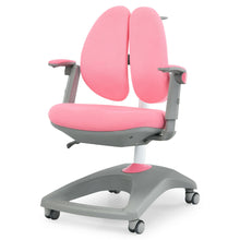 Load image into Gallery viewer, Gymax Kids Desk Study Chair Adjustable Height Depth w/ Sit-Brake Casters