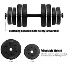 Load image into Gallery viewer, Gymax 66Lbs 2 in 1 Adjustable Dumbbell Set Strength Training Set Home Gym Exercise