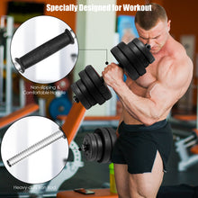 Load image into Gallery viewer, Gymax 66Lbs 2 in 1 Adjustable Dumbbell Set Strength Training Set Home Gym Exercise