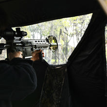 Load image into Gallery viewer, Gymax 3 Person Portable Hunting Blind Pop-Up Ground Tent w/ Gun Ports & Carrying Bag
