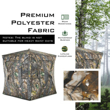 Load image into Gallery viewer, Gymax 3 Person Portable Hunting Blind Pop-Up Ground Tent w/ Gun Ports & Carrying Bag