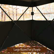Load image into Gallery viewer, Gymax 3 Person Portable Hunting Blind Surround View Pop-Up Tent w/ Slide Mesh Window