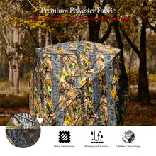 Load image into Gallery viewer, Gymax 3 Person Portable Hunting Blind Surround View Pop-Up Tent w/ Slide Mesh Window