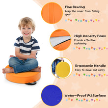 Load image into Gallery viewer, Gymax 6PCS Round Kids Floor Cushion Toddler Foam Seat Cushion Waterproof Colorful