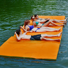 Load image into Gallery viewer, Gymax 12' x 6' Floating Water Pad Mat 3-Layer Foam Floating Island for Pool Lake