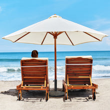 Load image into Gallery viewer, Gymax 22 lbs Round Resin Patio Umbrella Base Stand Holder w/ Adjustable Knob