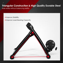 Load image into Gallery viewer, Gymax Foldable Bike Trainer Stand Cycling Exercise Stand w/ Dual-lock System