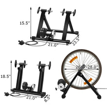 Load image into Gallery viewer, Gymax Foldable Bike Trainer Stand Cycling Exercise Stand w/ 8 Resistance Levels